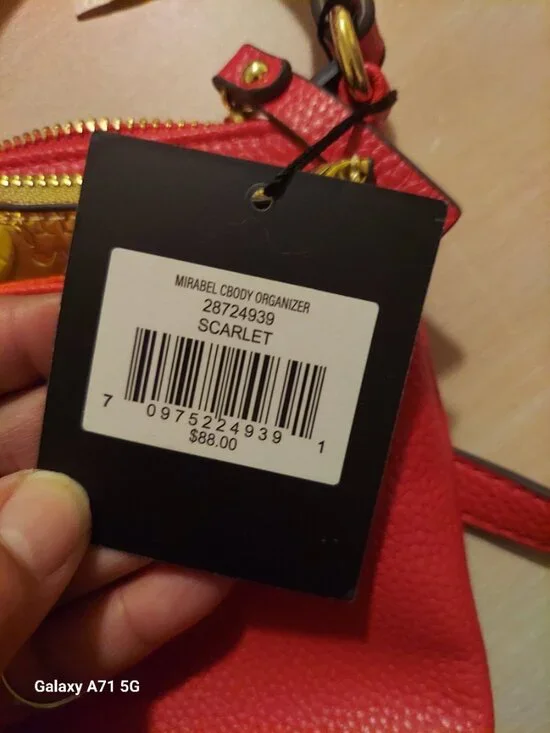 Nanette Lepore Red and Gold Crossbody - Picture 10 of 10